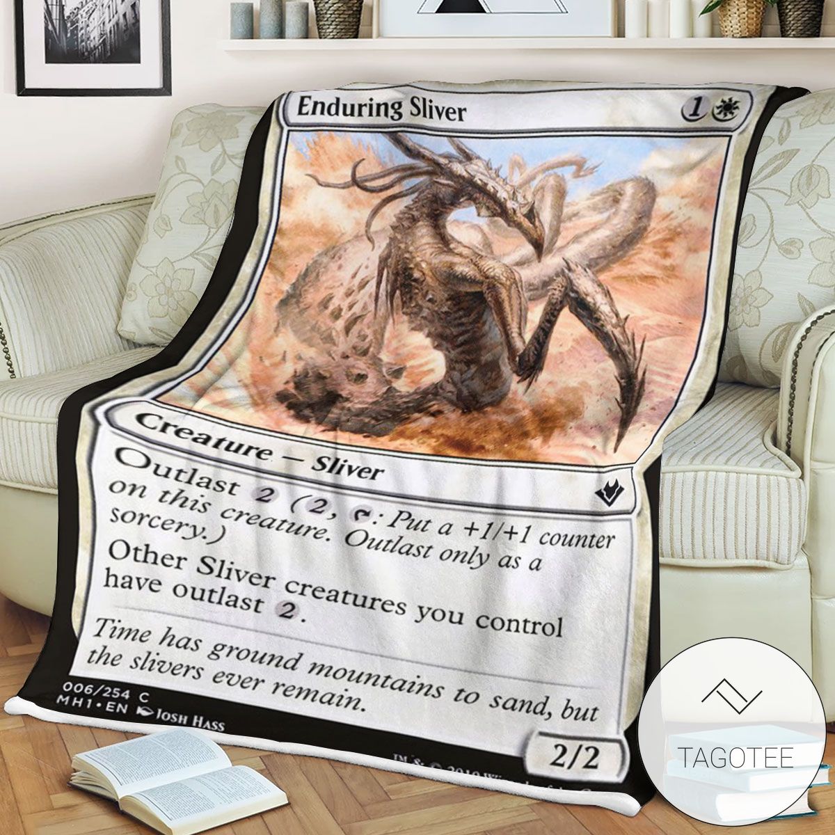 Mh1 6 Enduring Sliver Mtg Game Magic The Gathering Blanket Mh1 6 Enduring Sliver Mtg Game Magic The Gathering Blanket