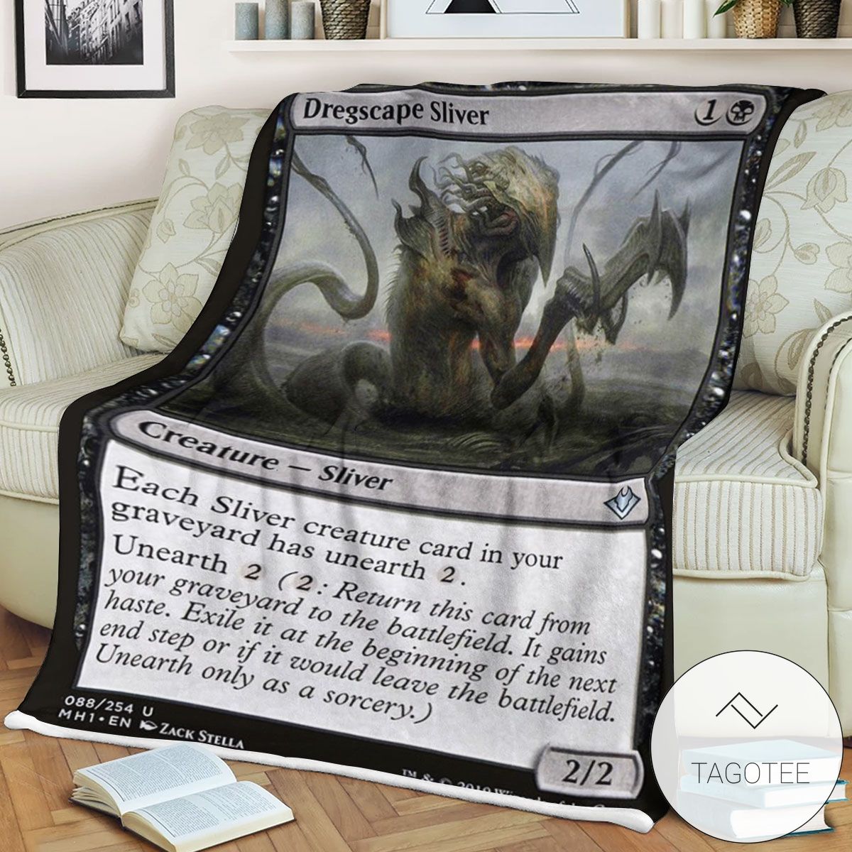 Mh1 88 Dregscape Sliver Mtg Game Magic The Gathering Blanket Mh1 88 Dregscape Sliver Mtg Game Magic The Gathering Blanket