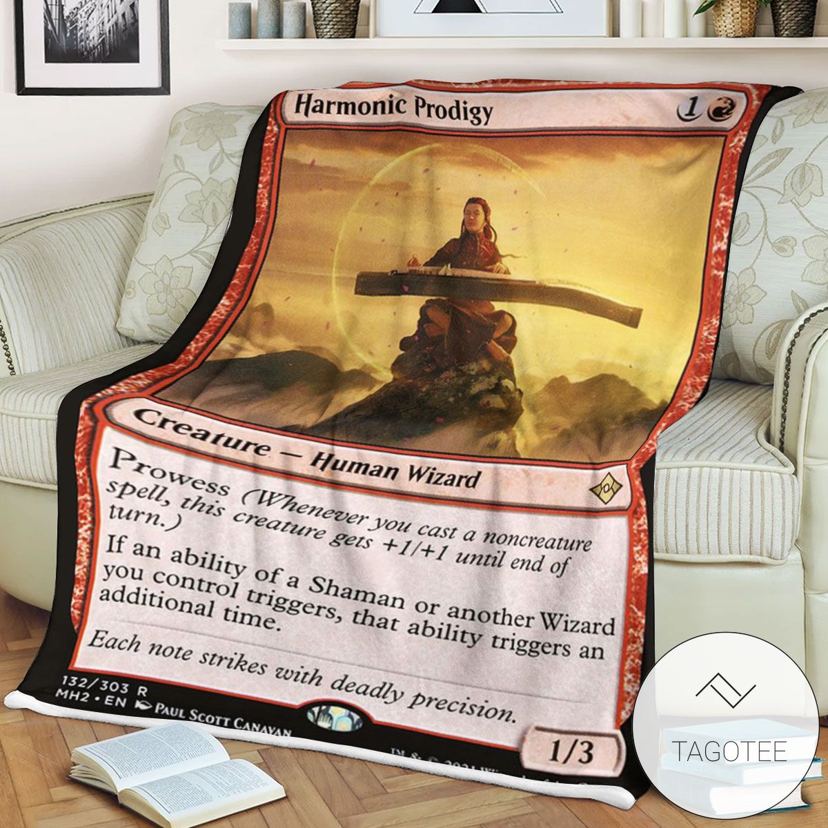 Mh2 132 Harmonic Prodigy Mtg Game Magic The Gathering Blanket Mh2 132 Harmonic Prodigy Mtg Game Magic The Gathering Blanket