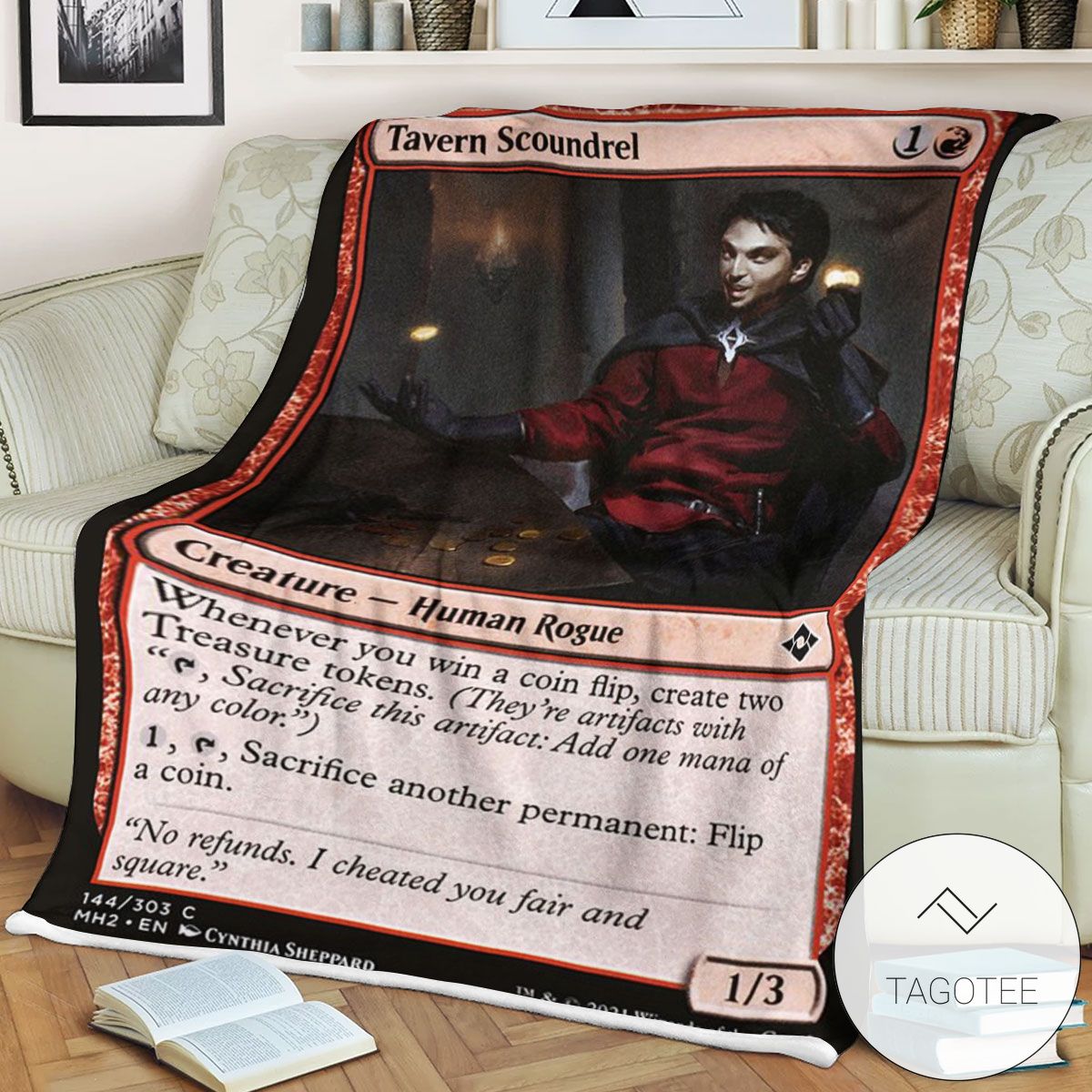 Mh2 144 Tavern Scoundrel Mtg Game Magic The Gathering Blanket Mh2 144 Tavern Scoundrel Mtg Game Magic The Gathering Blanket
