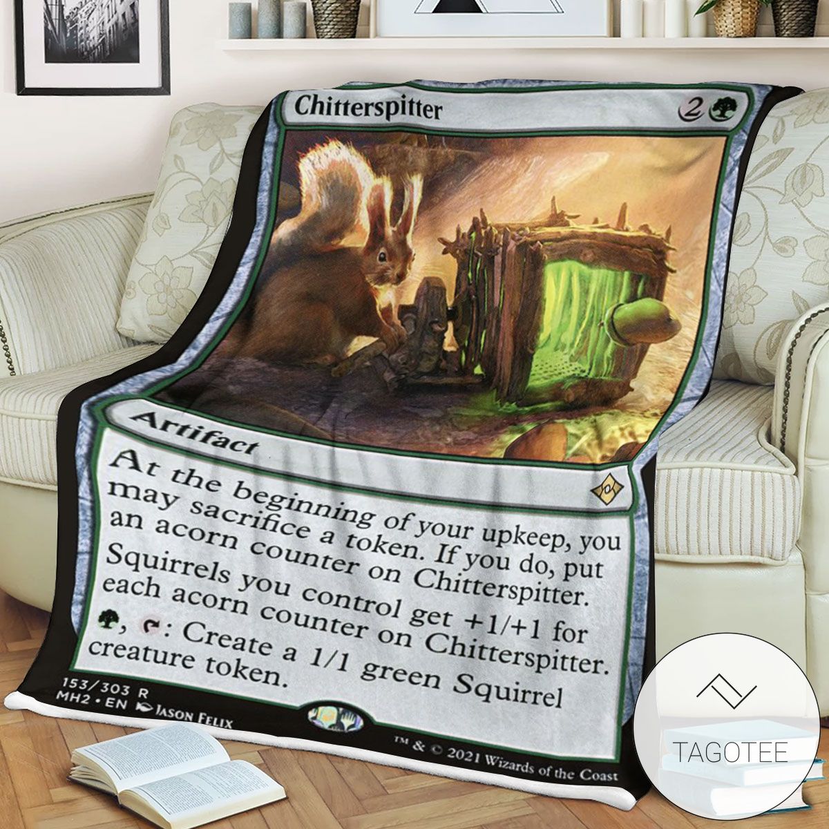 Mh2 153 Chitterspitter Mtg Game Magic The Gathering Blanket Mh2 153 Chitterspitter Mtg Game Magic The Gathering Blanket