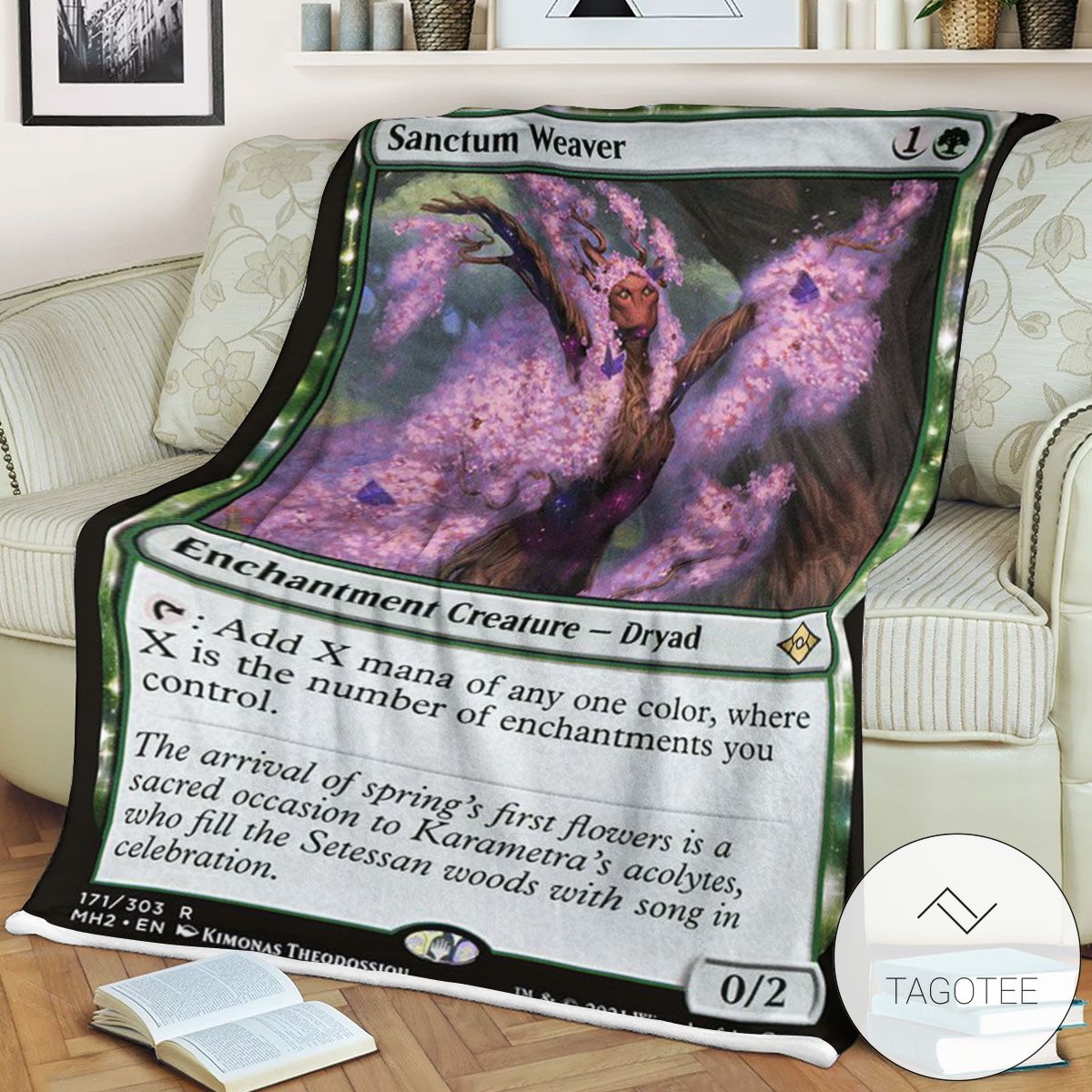 Mh2 171 Sanctum Weaver Mtg Game Magic The Gathering Blanket Mh2 171 Sanctum Weaver Mtg Game Magic The Gathering Blanket