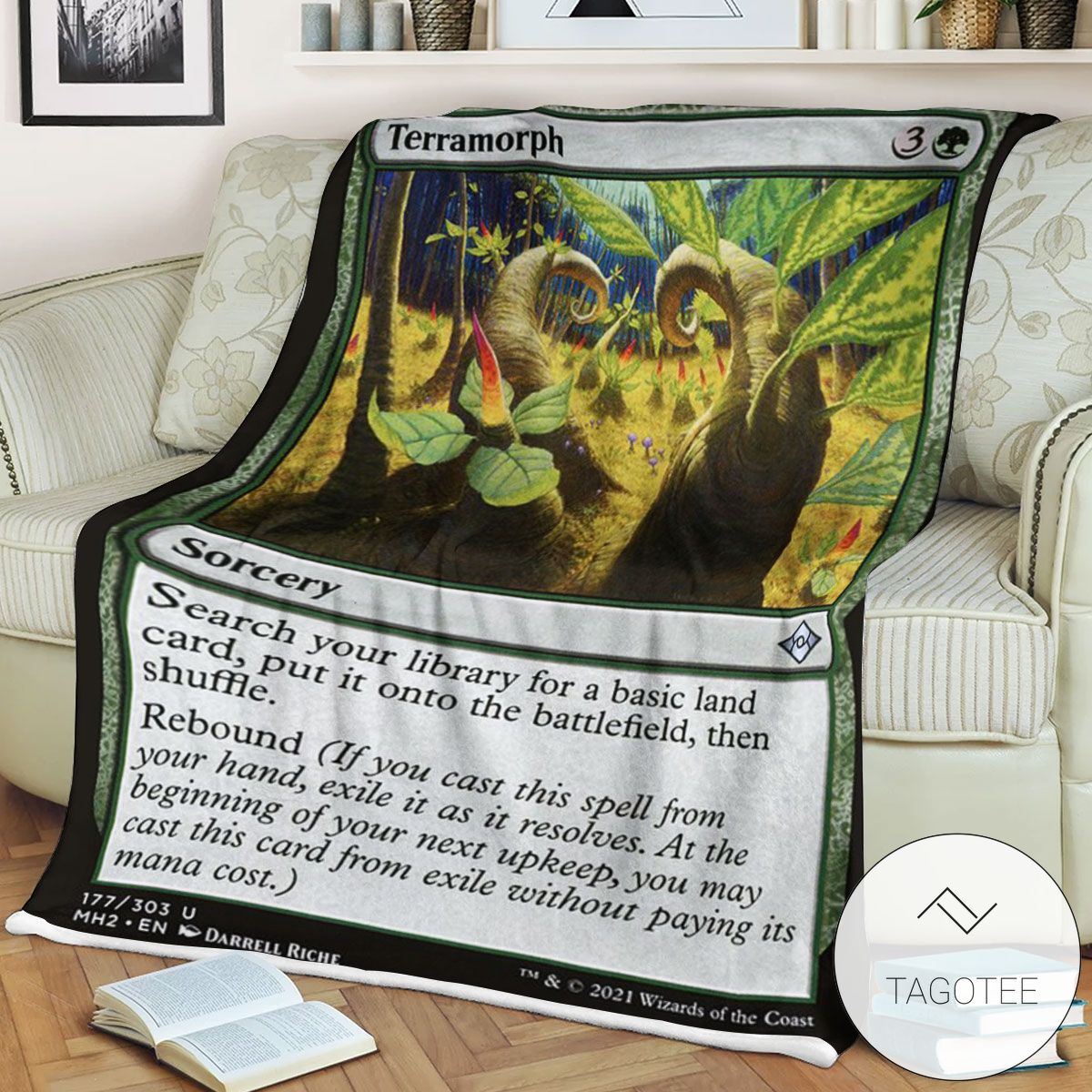Mh2 177 Terramorph Mtg Game Magic The Gathering Blanket Mh2 177 Terramorph Mtg Game Magic The Gathering Blanket