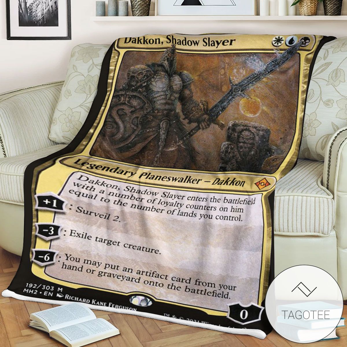 Mh2 192 Dakkon Shadow Slayer Mtg Game Magic The Gathering Blanket Mh2 192 Dakkon Shadow Slayer Mtg Game Magic The Gathering Blanket