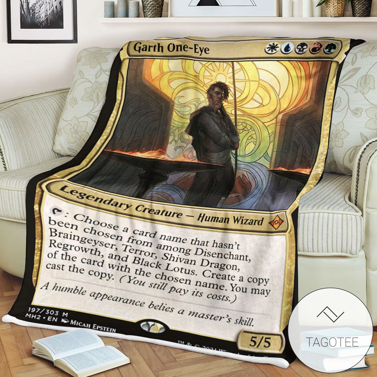 Mh2 197 Garth One Eye Mtg Game Magic The Gathering Blanket Mh2 197 Garth One Eye Mtg Game Magic The Gathering Blanket