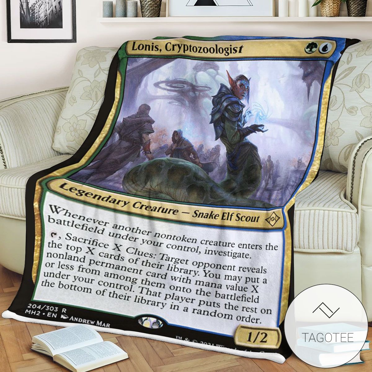 Mh2 204 Lonis Cryptozoologist Mtg Game Magic The Gathering Blanket Mh2 204 Lonis Cryptozoologist Mtg Game Magic The Gathering Blanket