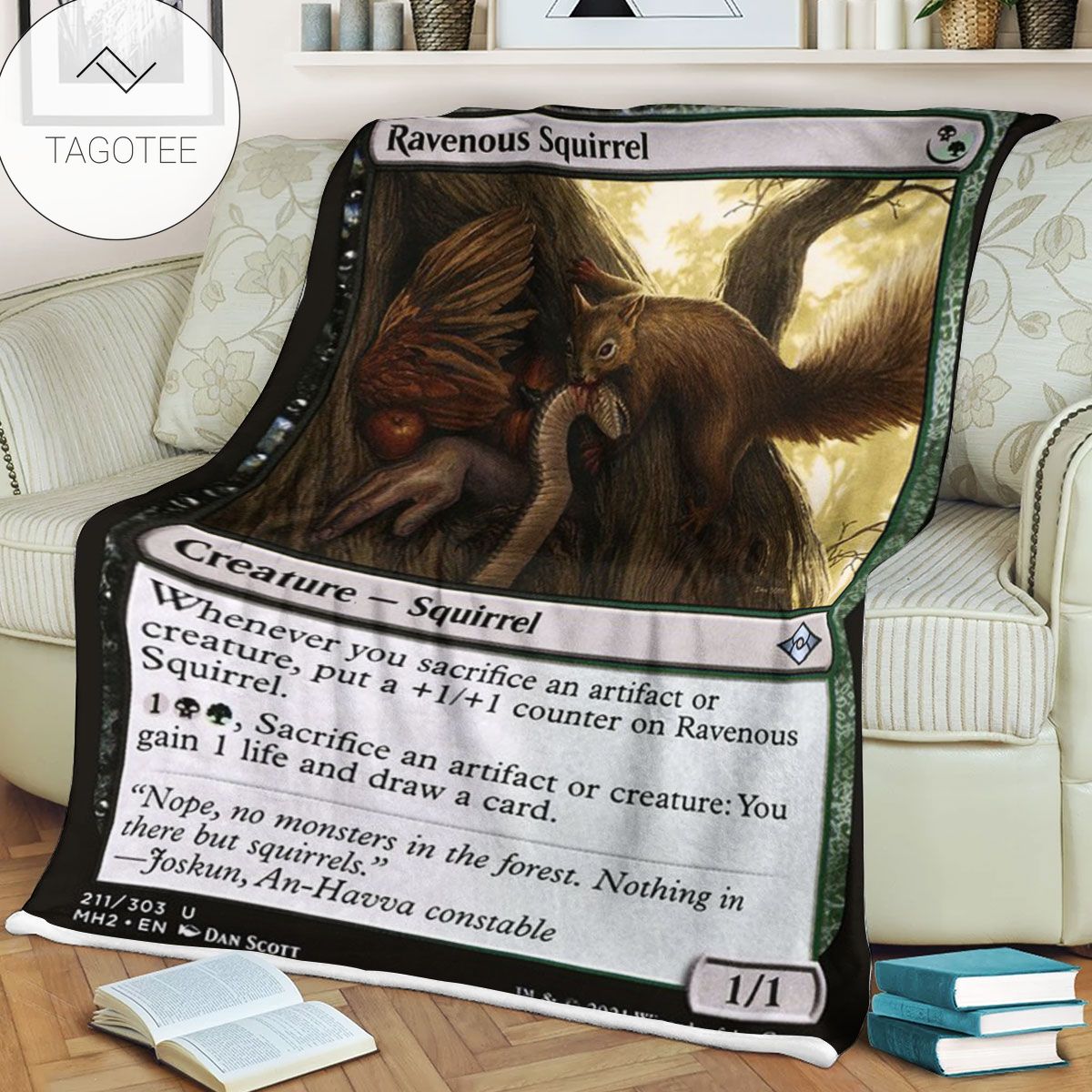 Mh2 211 Ravenous Squirrel Mtg Blanket Tagotee Mh2 211 Ravenous Squirrel Mtg Blanket Tagotee