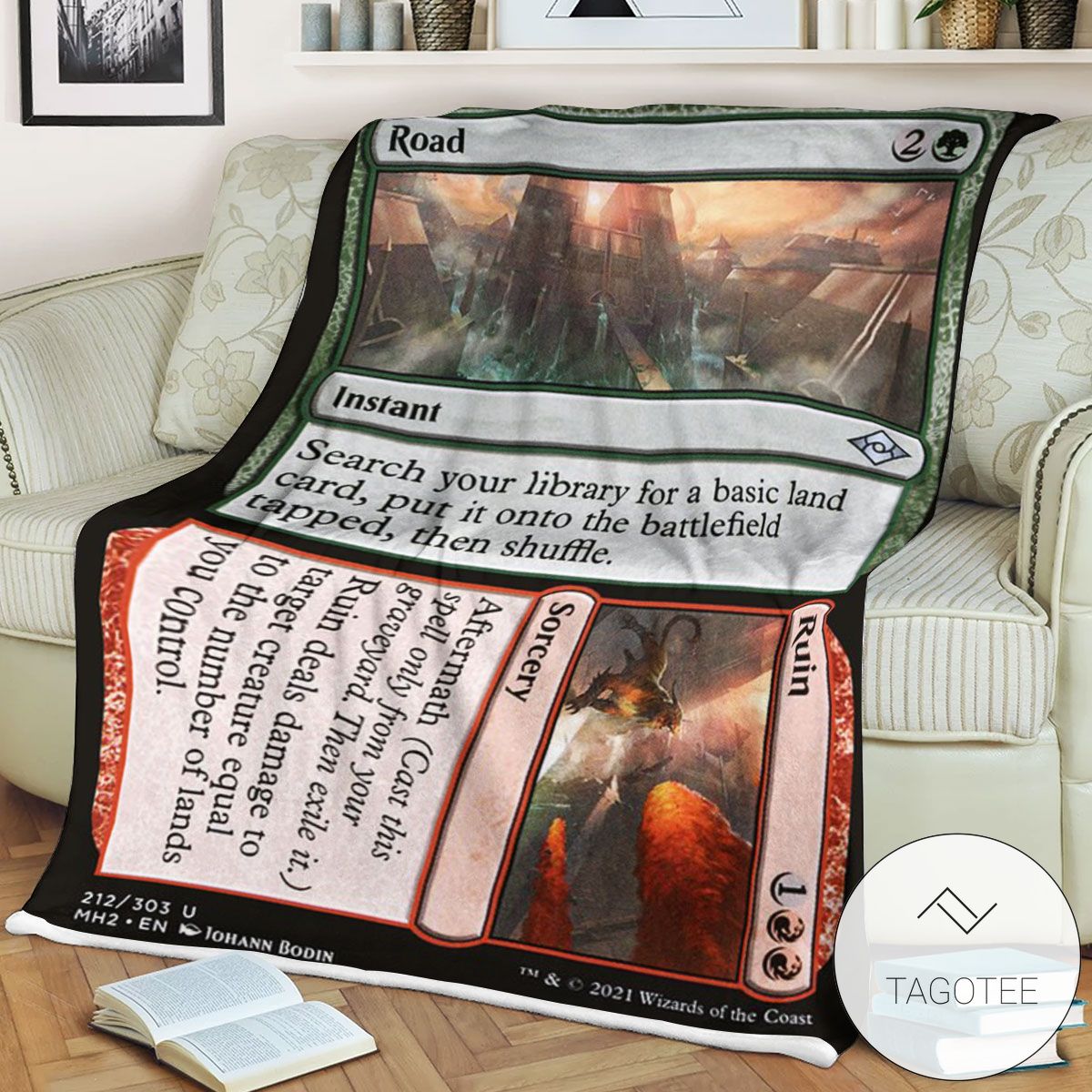 Mh2 212 Road Mtg Game Magic The Gathering Blanket Mh2 212 Road Mtg Game Magic The Gathering Blanket