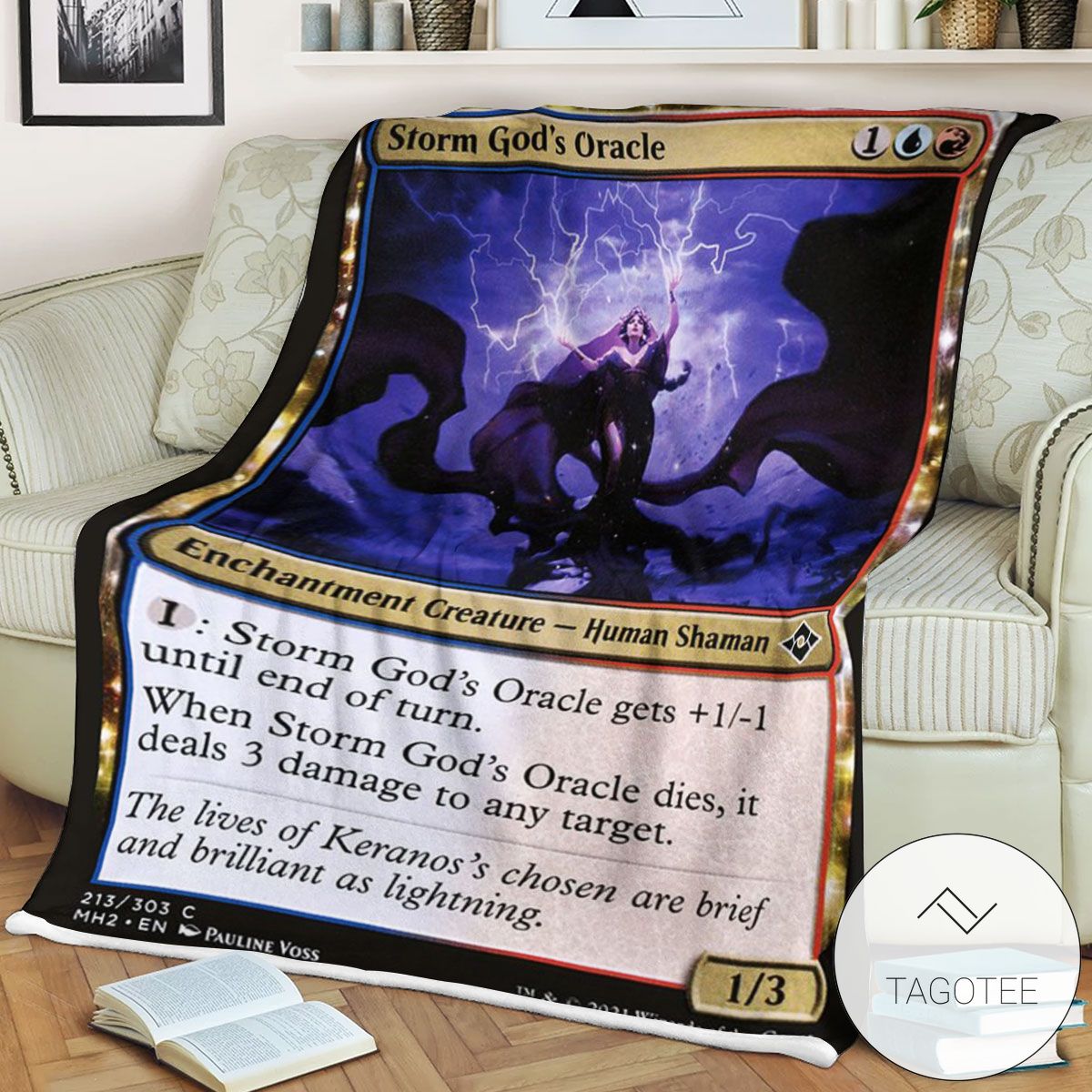 Mh2 213 Storm God S Oracle Mtg Game Magic The Gathering Blanket Mh2 213 Storm God S Oracle Mtg Game Magic The Gathering Blanket