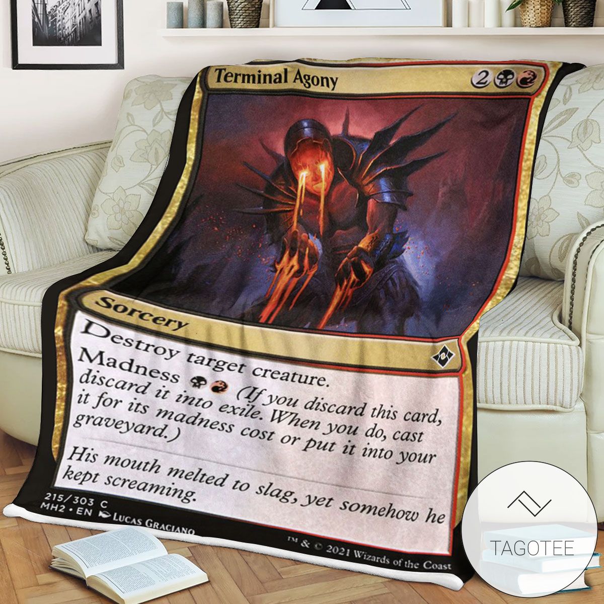 Mh2 215 Terminal Agony Mtg Game Magic The Gathering Blanket Mh2 215 Terminal Agony Mtg Game Magic The Gathering Blanket