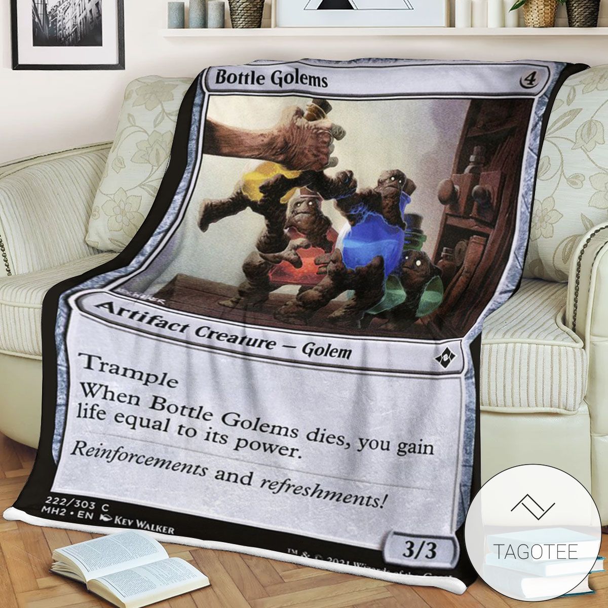 Mh2 222 Bottle Golems Mtg Game Magic The Gathering Blanket Mh2 222 Bottle Golems Mtg Game Magic The Gathering Blanket
