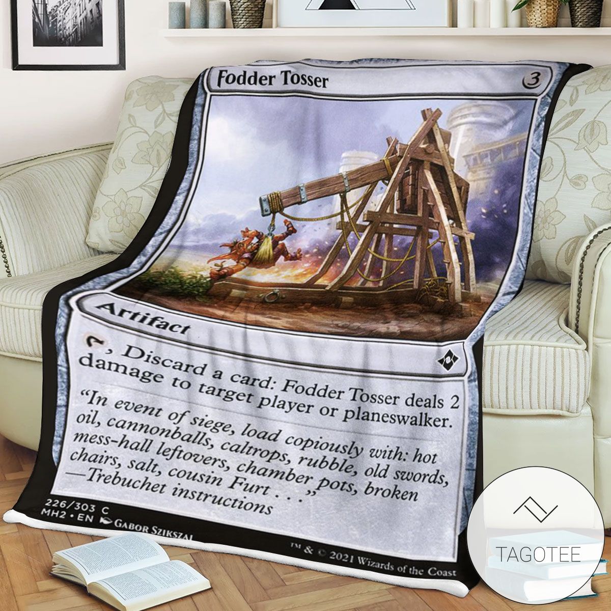 Mh2 226 Fodder Tosser Mtg Game Magic The Gathering Blanket Mh2 226 Fodder Tosser Mtg Game Magic The Gathering Blanket