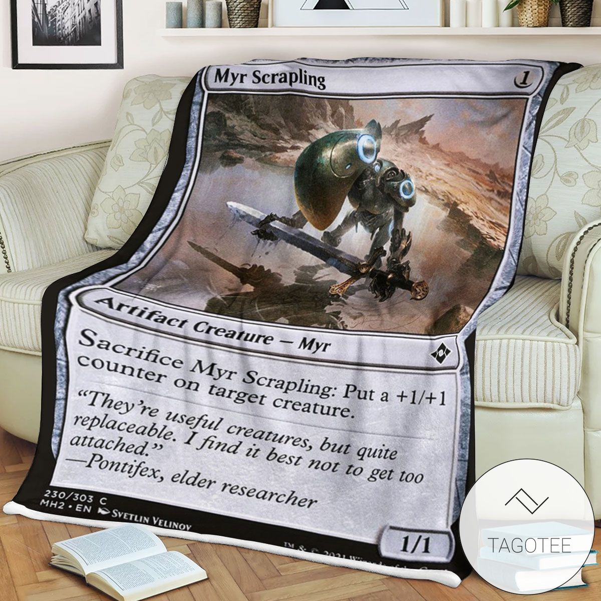 Mh2 230 Myr Scrapling Mtg Game Magic The Gathering Blanket Mh2 230 Myr Scrapling Mtg Game Magic The Gathering Blanket
