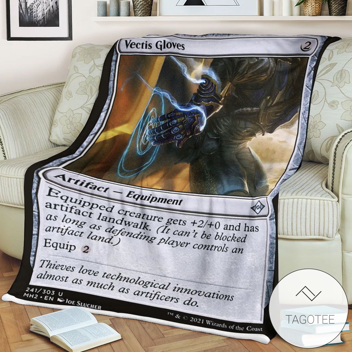 Mh2 241 Vectis Gloves Mtg Game Magic The Gathering Blanket Mh2 241 Vectis Gloves Mtg Game Magic The Gathering Blanket
