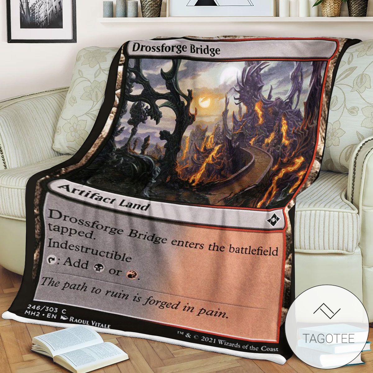 Mh2 246 Drossforge Bridge Mtg Game Magic The Gathering Blanket Mh2 246 Drossforge Bridge Mtg Game Magic The Gathering Blanket