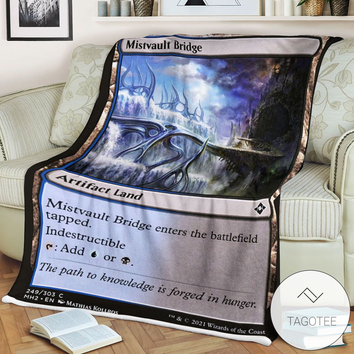 Mh2 249 Mistvault Bridge Mtg Game Magic The Gathering Blanket Mh2 249 Mistvault Bridge Mtg Game Magic The Gathering Blanket