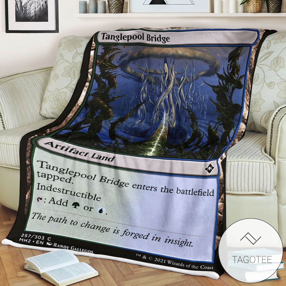 Mh2 257 Tanglepool Bridge Mtg Game Magic The Gathering Blanket Mh2 257 Tanglepool Bridge Mtg Game Magic The Gathering Blanket