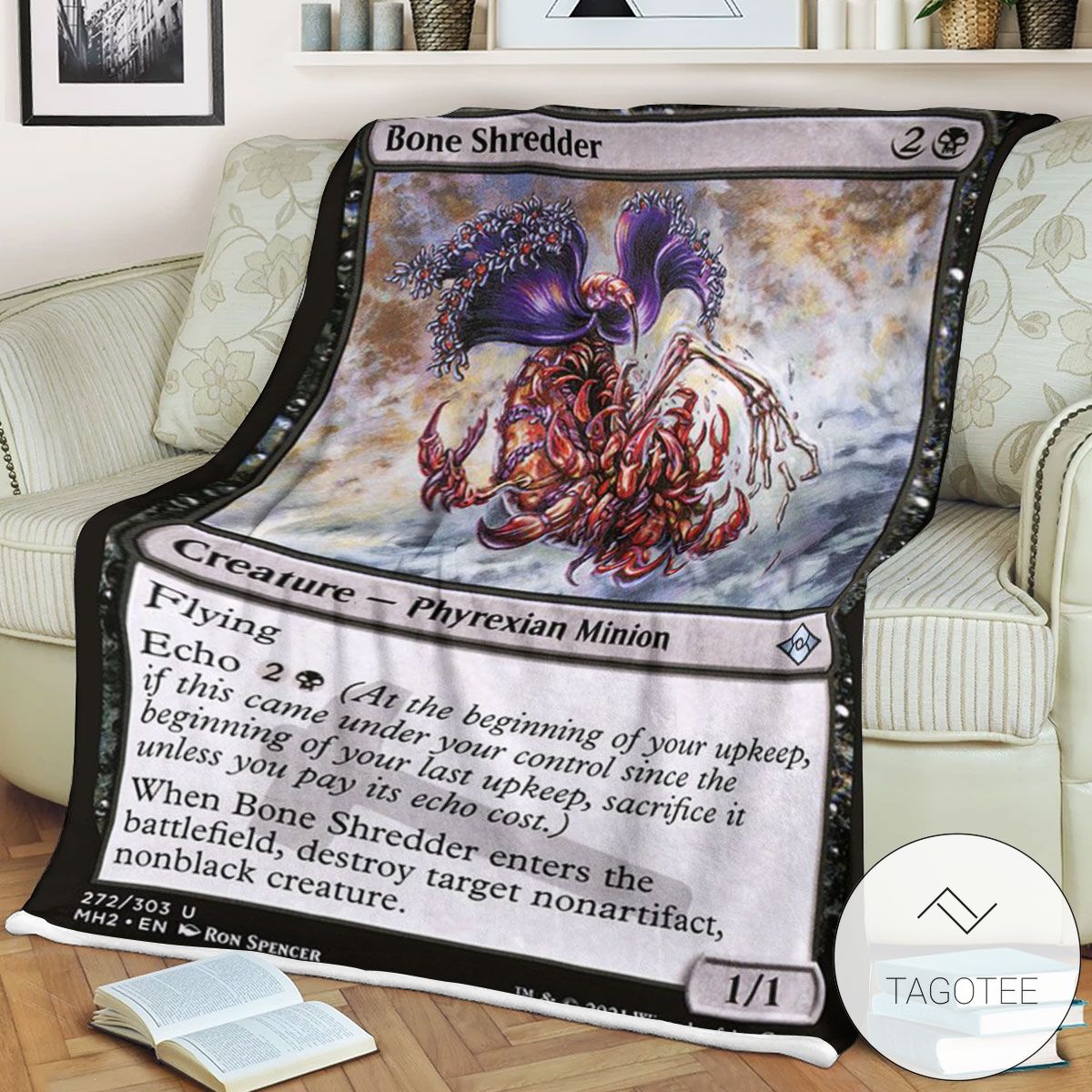 Mh2 272 Bone Shredder Mtg Game Magic The Gathering Blanket Mh2 272 Bone Shredder Mtg Game Magic The Gathering Blanket