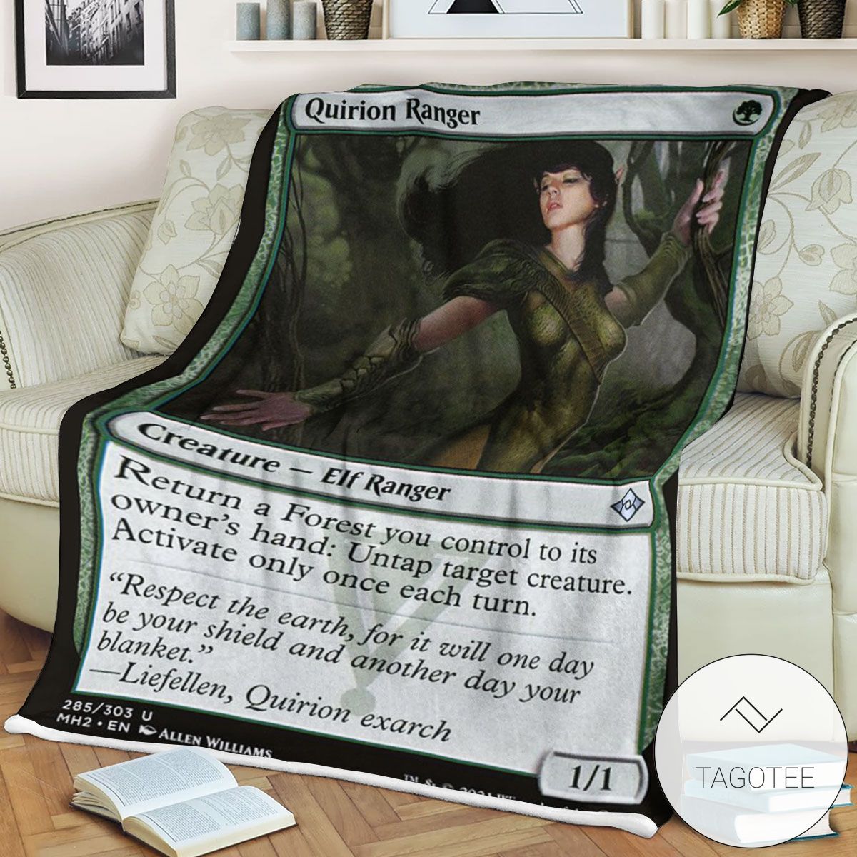 Mh2 285 Quirion Ranger Mtg Game Magic The Gathering Blanket Mh2 285 Quirion Ranger Mtg Game Magic The Gathering Blanket