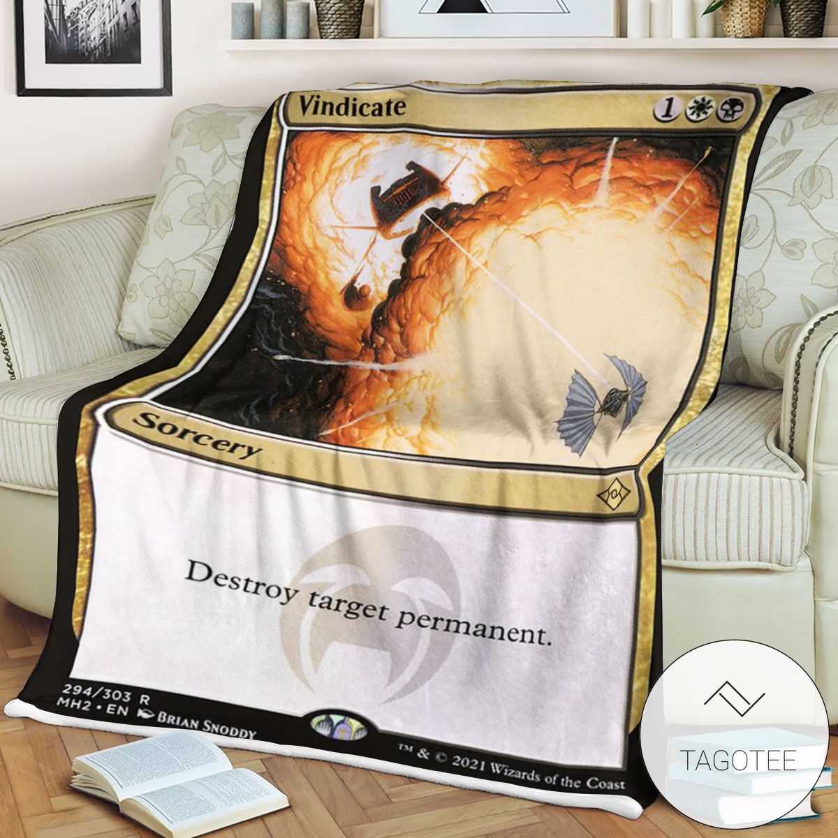 Mh2 294 Vindicate Mtg Game Magic The Gathering Blanket Mh2 294 Vindicate Mtg Game Magic The Gathering Blanket