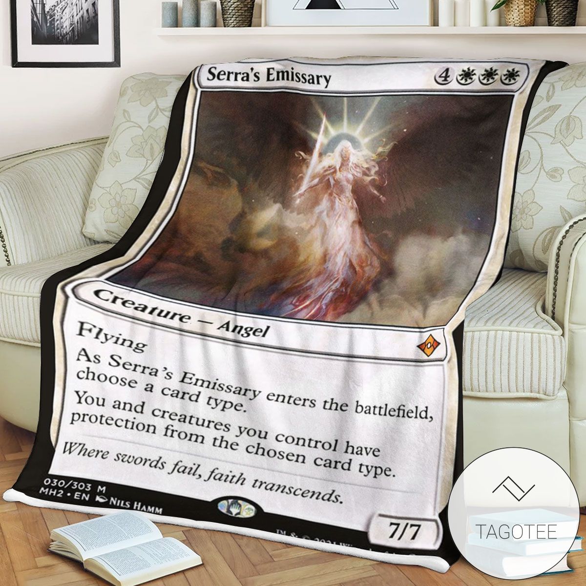 Mh2 30 Serra S Emissary Mtg Game Magic The Gathering Blanket Mh2 30 Serra S Emissary Mtg Game Magic The Gathering Blanket