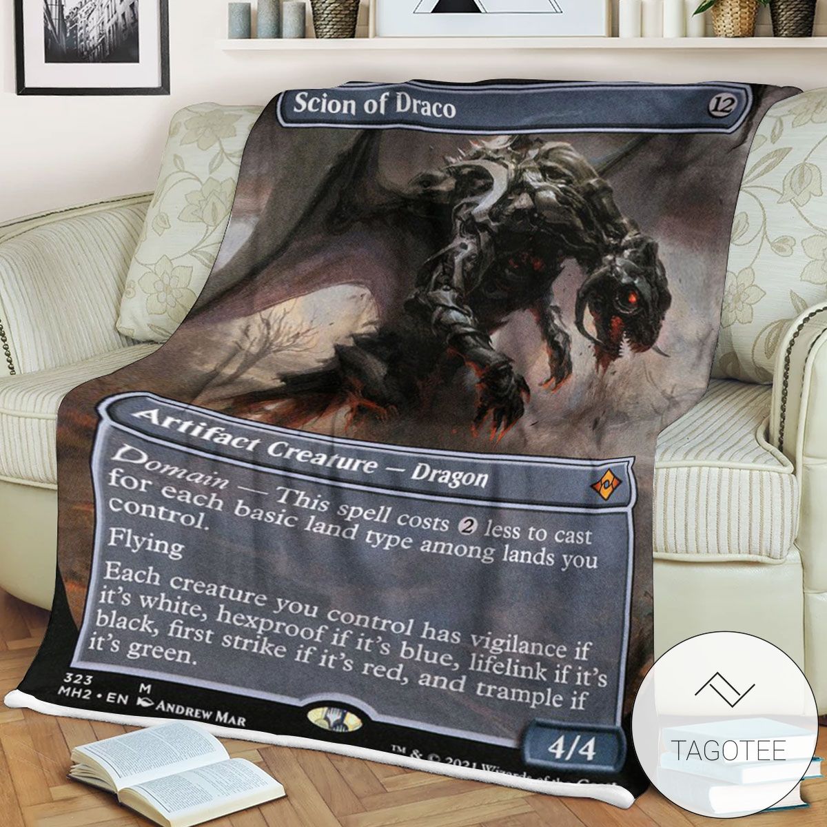 Mh2 323 Scion Of Draco Mtg Game Magic The Gathering Blanket Mh2 323 Scion Of Draco Mtg Game Magic The Gathering Blanket