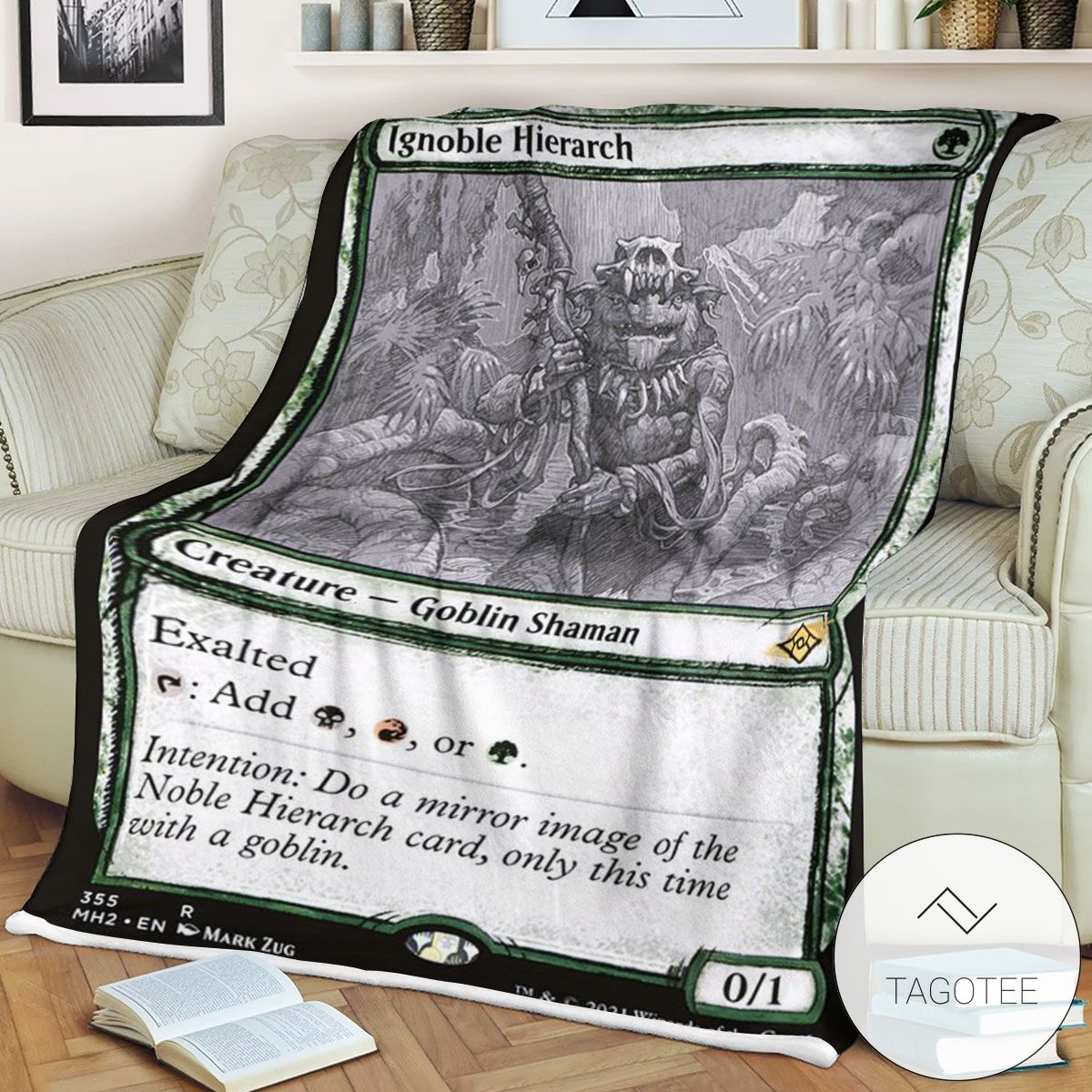 Mh2 355 Ignoble Hierarch Mtg Game Magic The Gathering Blanket Mh2 355 Ignoble Hierarch Mtg Game Magic The Gathering Blanket