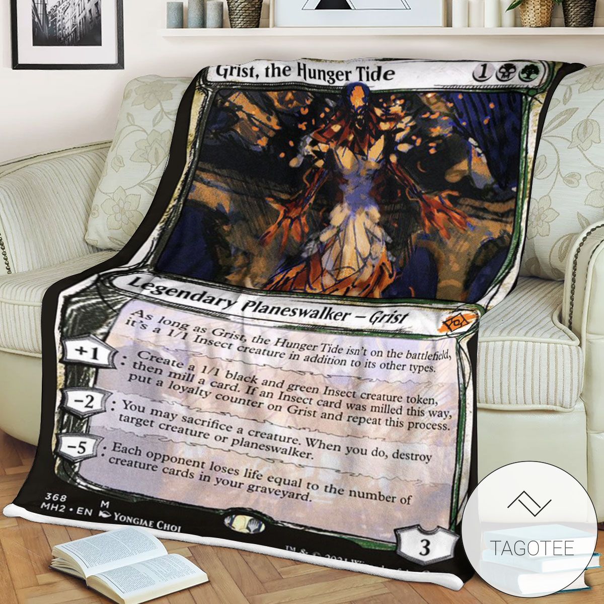 Mh2 368 Grist The Hunger Tide Mtg Game Magic The Gathering Blanket Mh2 368 Grist The Hunger Tide Mtg Game Magic The Gathering Blanket