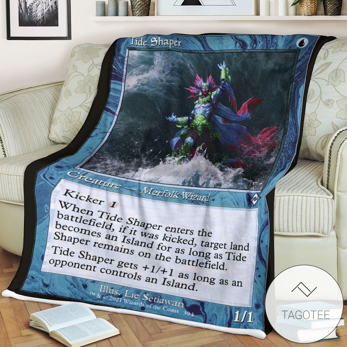 Mh2 394 Tide Shaper Mtg Game Magic The Gathering Blanket Mh2 394 Tide Shaper Mtg Game Magic The Gathering Blanket