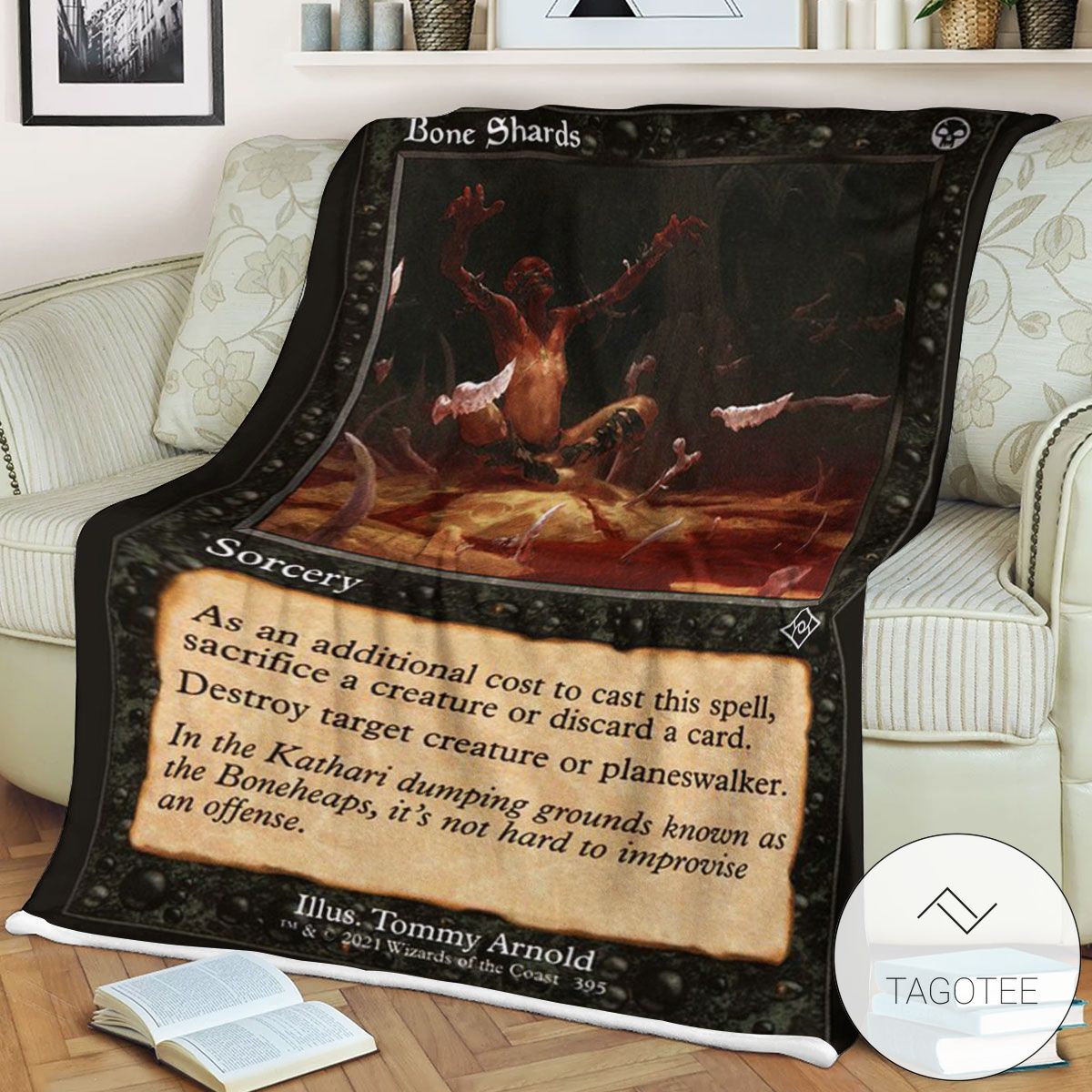 Mh2 395 Bone Shards Mtg Game Magic The Gathering Blanket Mh2 395 Bone Shards Mtg Game Magic The Gathering Blanket