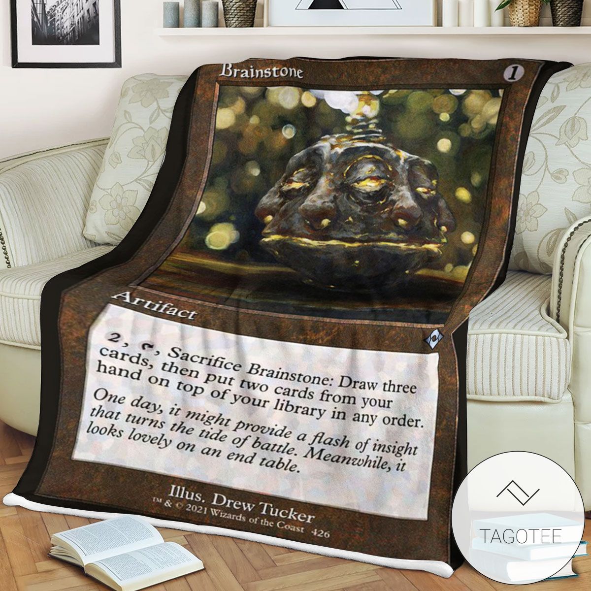 Mh2 426 Brainstone Mtg Game Magic The Gathering Blanket Mh2 426 Brainstone Mtg Game Magic The Gathering Blanket