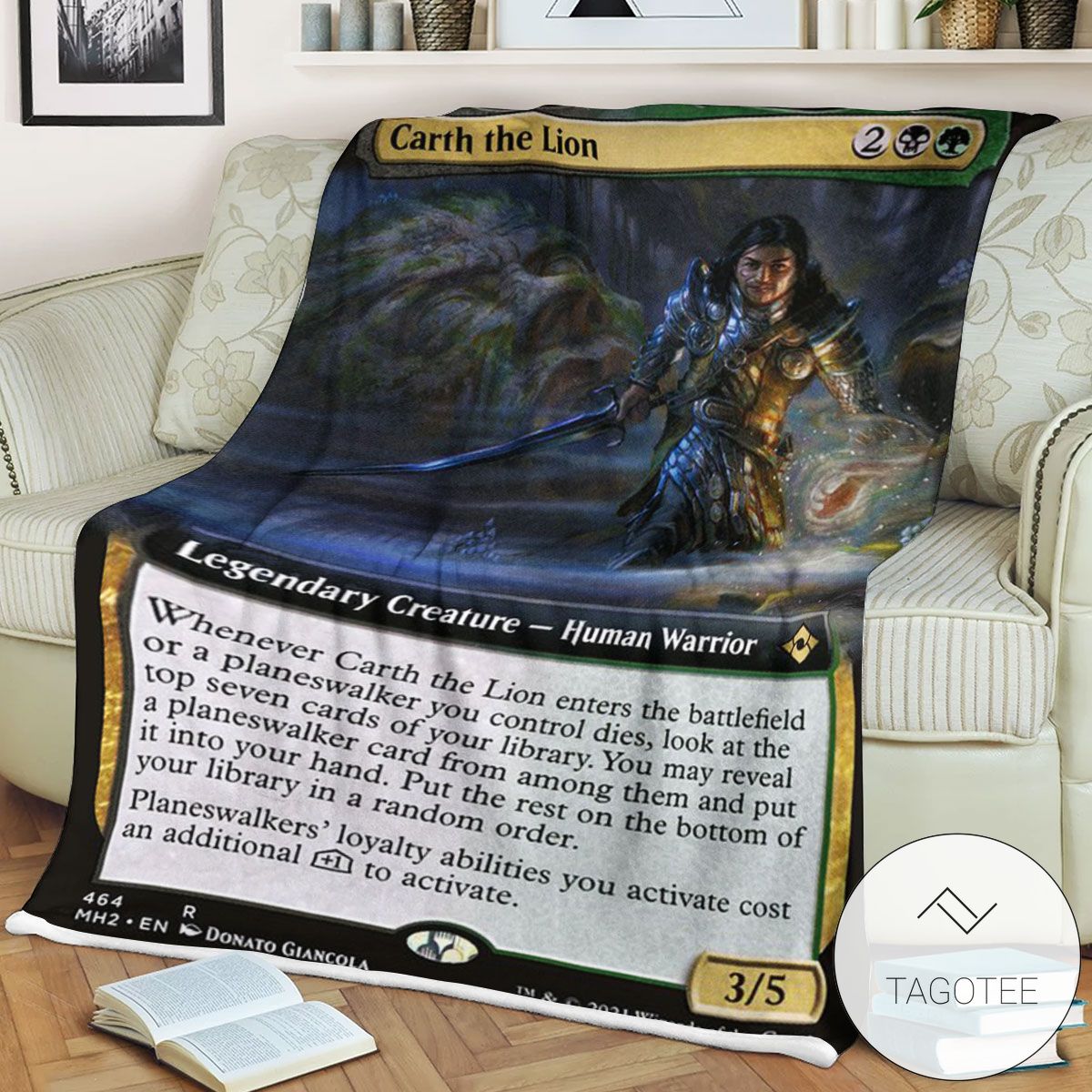 Mh2 464 Carth The Lion Mtg Game Magic The Gathering Blanket Mh2 464 Carth The Lion Mtg Game Magic The Gathering Blanket