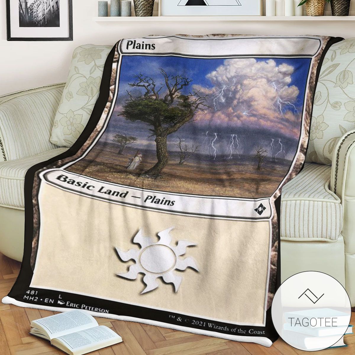 Mh2 481 Plains Mtg Game Magic The Gathering Blanket Mh2 481 Plains Mtg Game Magic The Gathering Blanket
