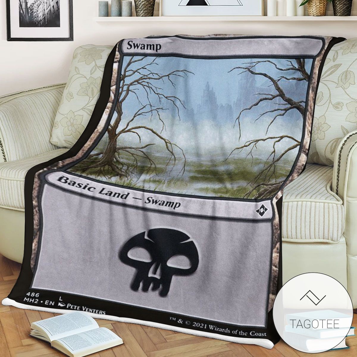 Mh2 486 Swamp Mtg Game Magic The Gathering Blanket Mh2 486 Swamp Mtg Game Magic The Gathering Blanket