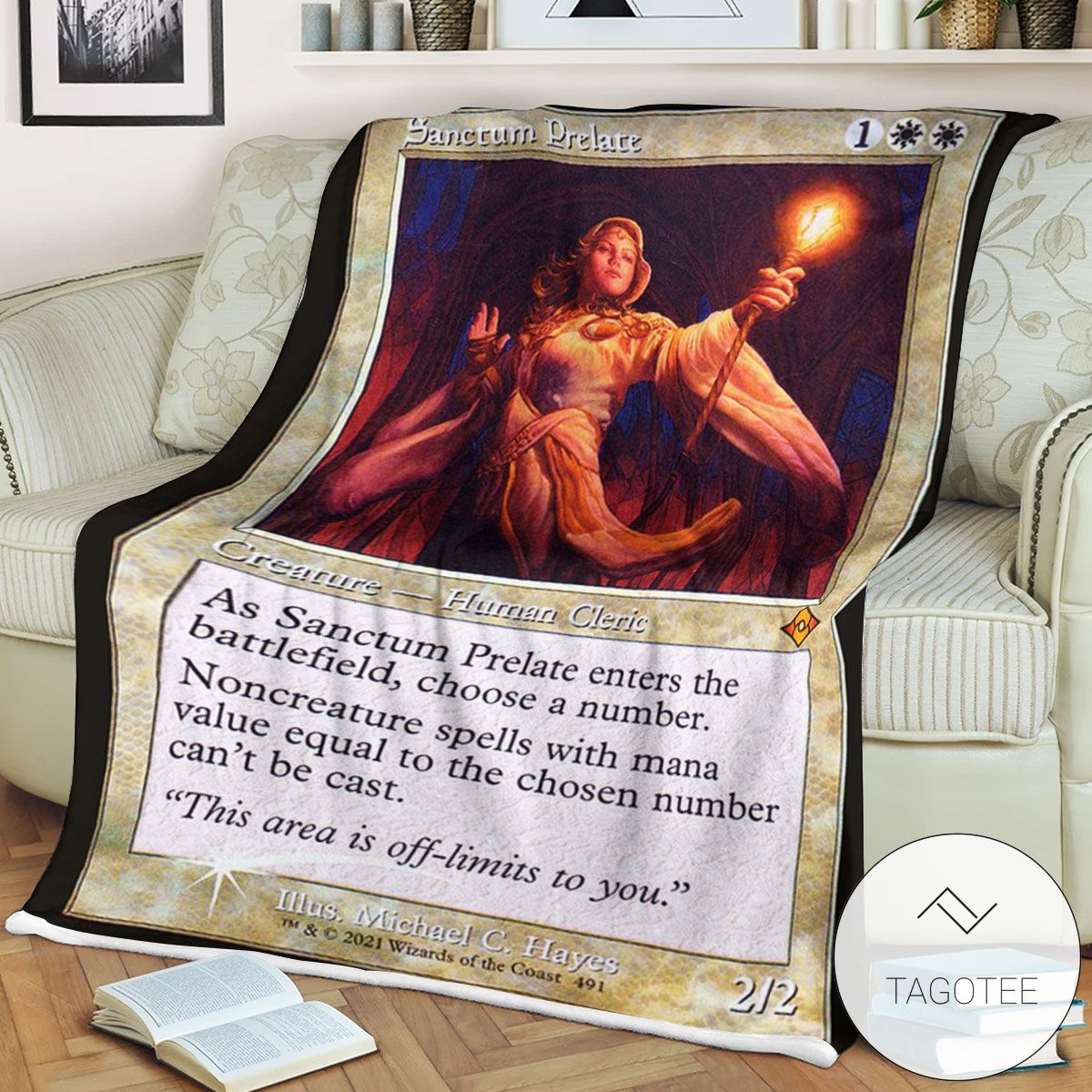 Mh2 491 Sanctum Prelate Mtg Game Magic The Gathering Blanket Mh2 491 Sanctum Prelate Mtg Game Magic The Gathering Blanket