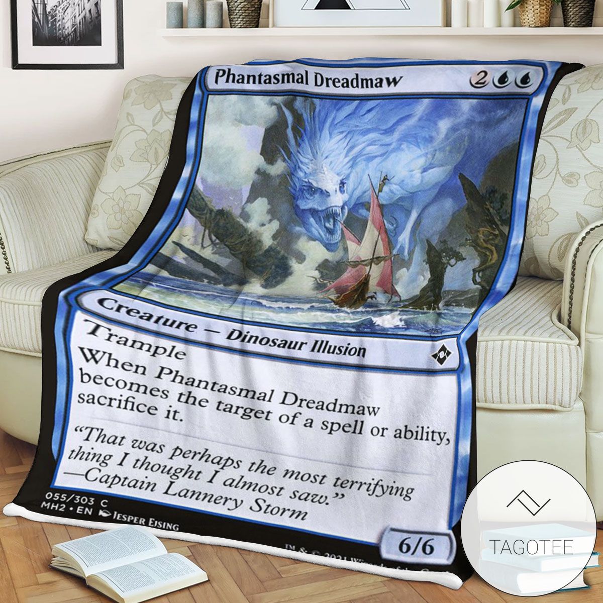 Mh2 55 Phantasmal Dreadmaw Mtg Game Magic The Gathering Blanket Mh2 55 Phantasmal Dreadmaw Mtg Game Magic The Gathering Blanket