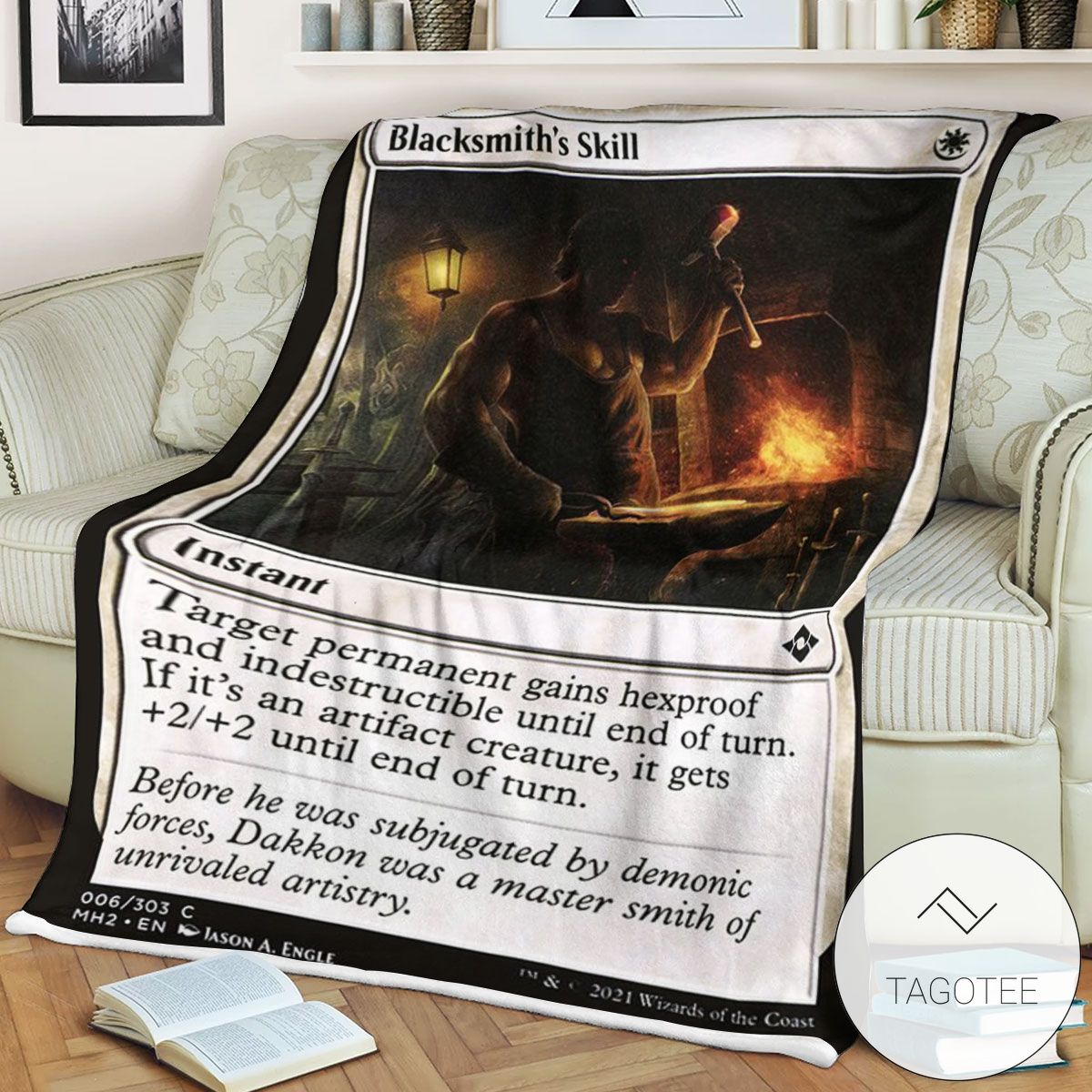 Mh2 6 Blacksmith S Skill Mtg Game Magic The Gathering Blanket Mh2 6 Blacksmith S Skill Mtg Game Magic The Gathering Blanket