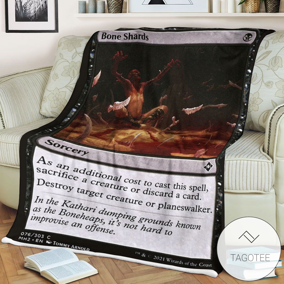 Mh2 76 Bone Shards Mtg Game Magic The Gathering Blanket Mh2 76 Bone Shards Mtg Game Magic The Gathering Blanket
