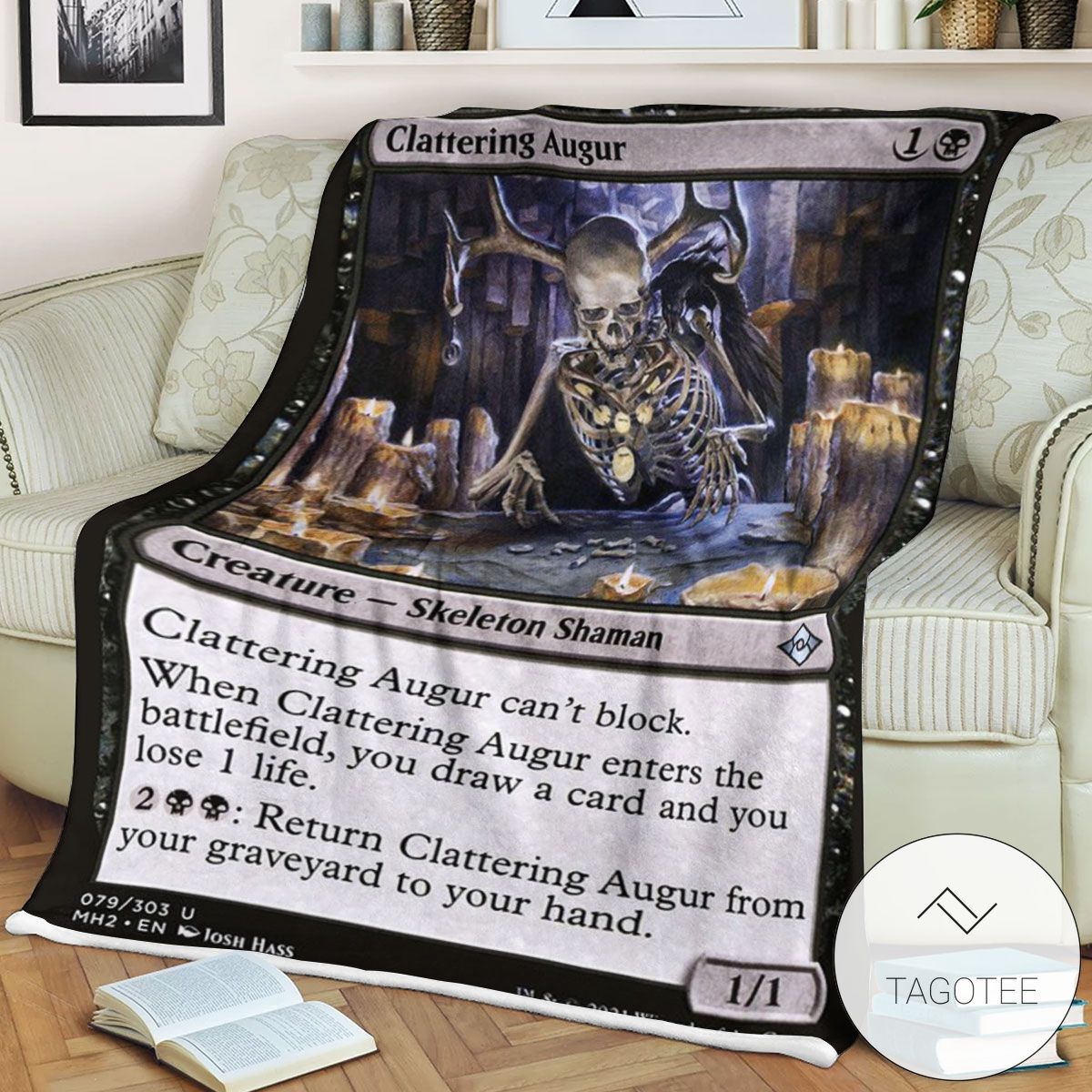 Mh2 79 Clattering Augur Mtg Game Magic The Gathering Blanket Mh2 79 Clattering Augur Mtg Game Magic The Gathering Blanket