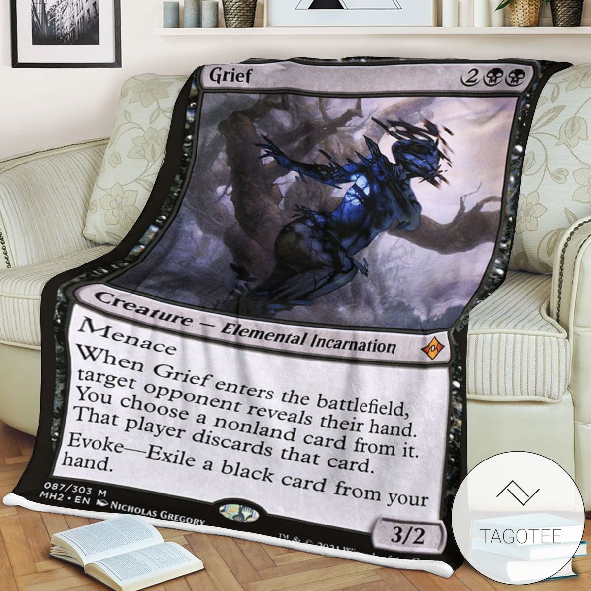 Mh2 87 Grief Mtg Game Magic The Gathering Blanket Mh2 87 Grief Mtg Game Magic The Gathering Blanket
