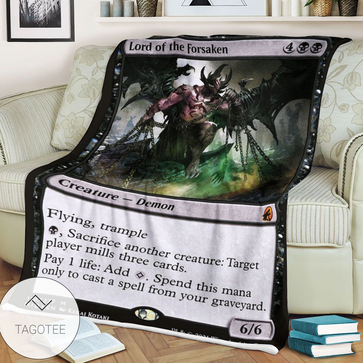 Mid 110 Lord Of The Forsaken Mtg Game Magic The Gathering Blanket Mid 110 Lord Of The Forsaken Mtg Game Magic The Gathering Blanket