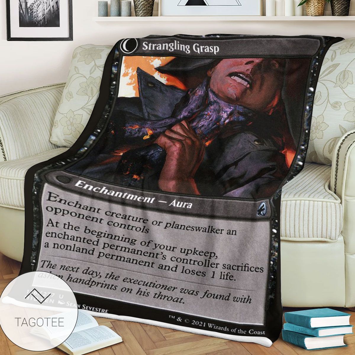 Mid 126 Strangling Grasp Mtg Game Magic The Gathering Blanket Mid 126 Strangling Grasp Mtg Game Magic The Gathering Blanket