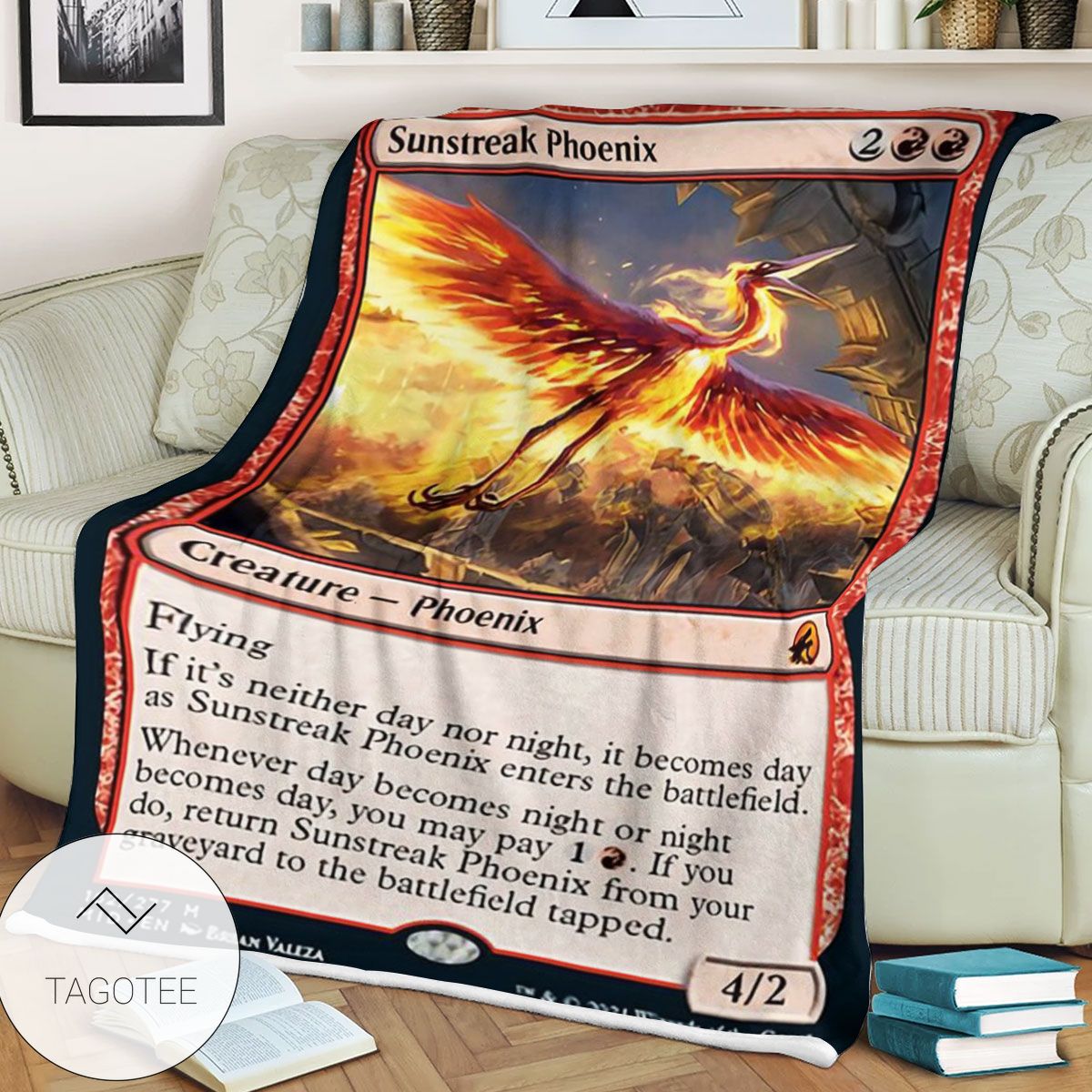 Mid 162 Sunstreak Phoenix Mtg Game Magic The Gathering Blanket Mid 162 Sunstreak Phoenix Mtg Game Magic The Gathering Blanket