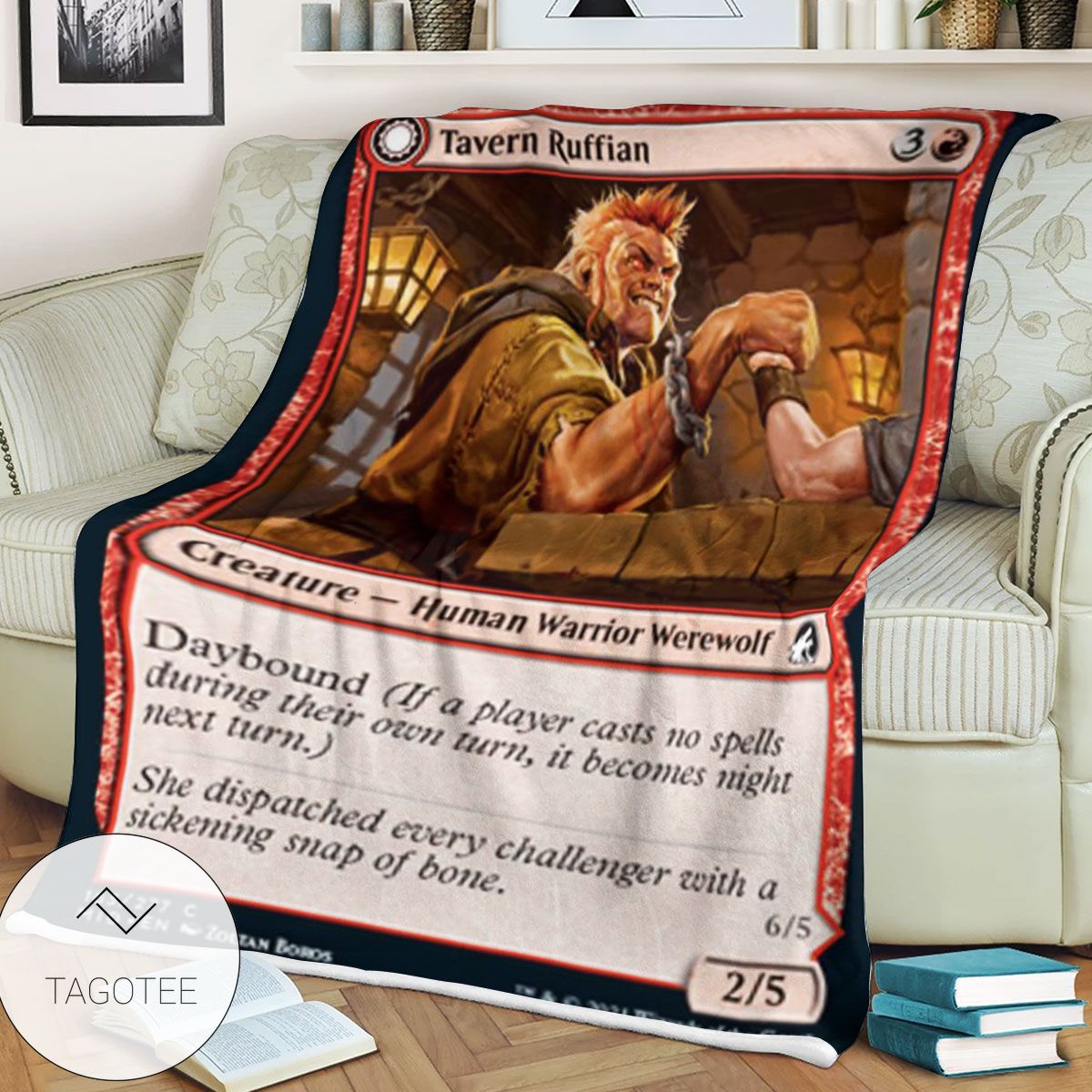 Mid 163 Tavern Ruffian Mtg Game Magic The Gathering Blanket Mid 163 Tavern Ruffian Mtg Game Magic The Gathering Blanket