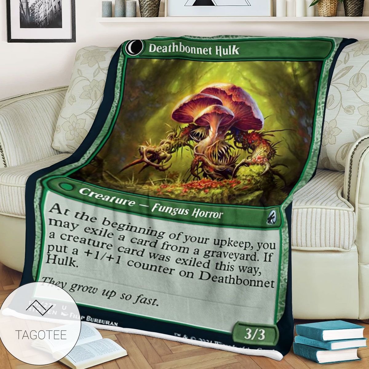 Mid 181 Deathbonnet Hulk Mtg Game Magic The Gathering Blanket Mid 181 Deathbonnet Hulk Mtg Game Magic The Gathering Blanket