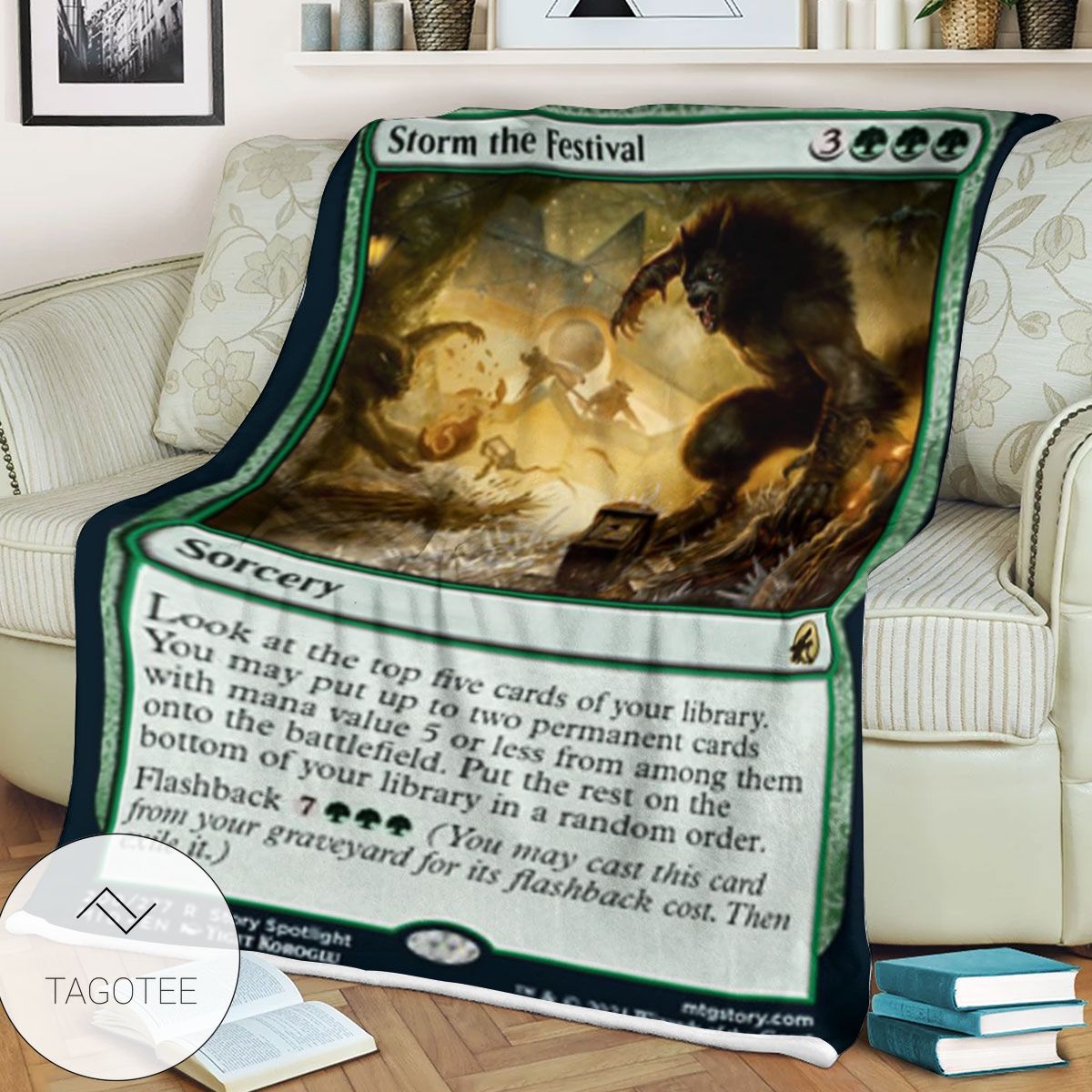Mid 200 Storm The Festival Mtg Game Magic The Gathering Blanket Mid 200 Storm The Festival Mtg Game Magic The Gathering Blanket