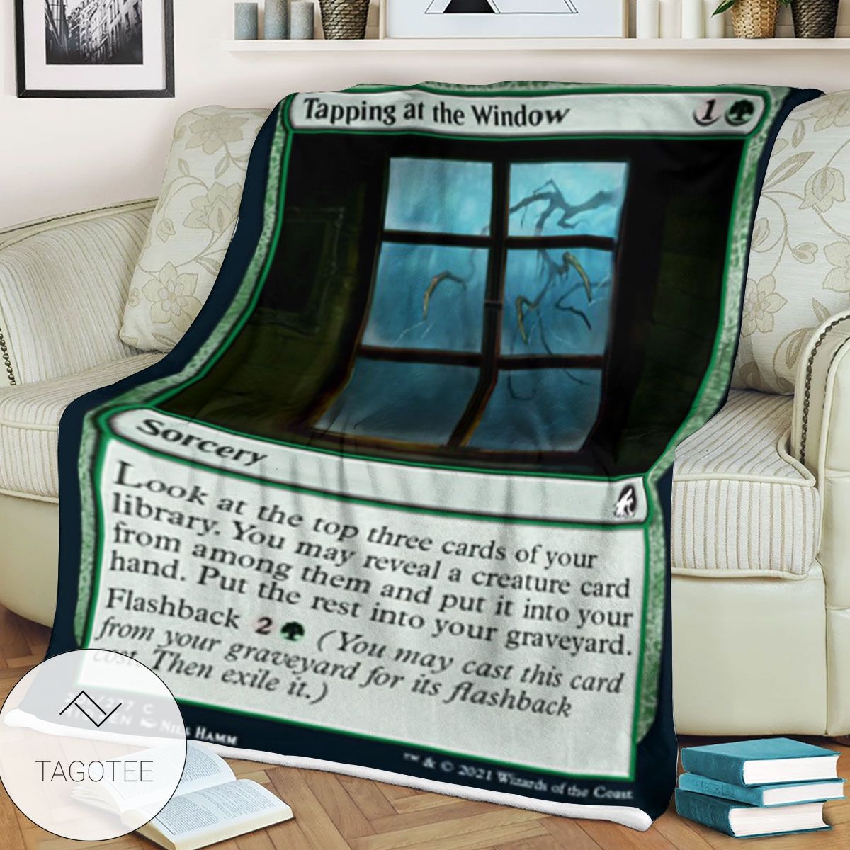 Mid 201 Tapping At The Window Mtg Game Magic The Gathering Blanket Mid 201 Tapping At The Window Mtg Game Magic The Gathering Blanket