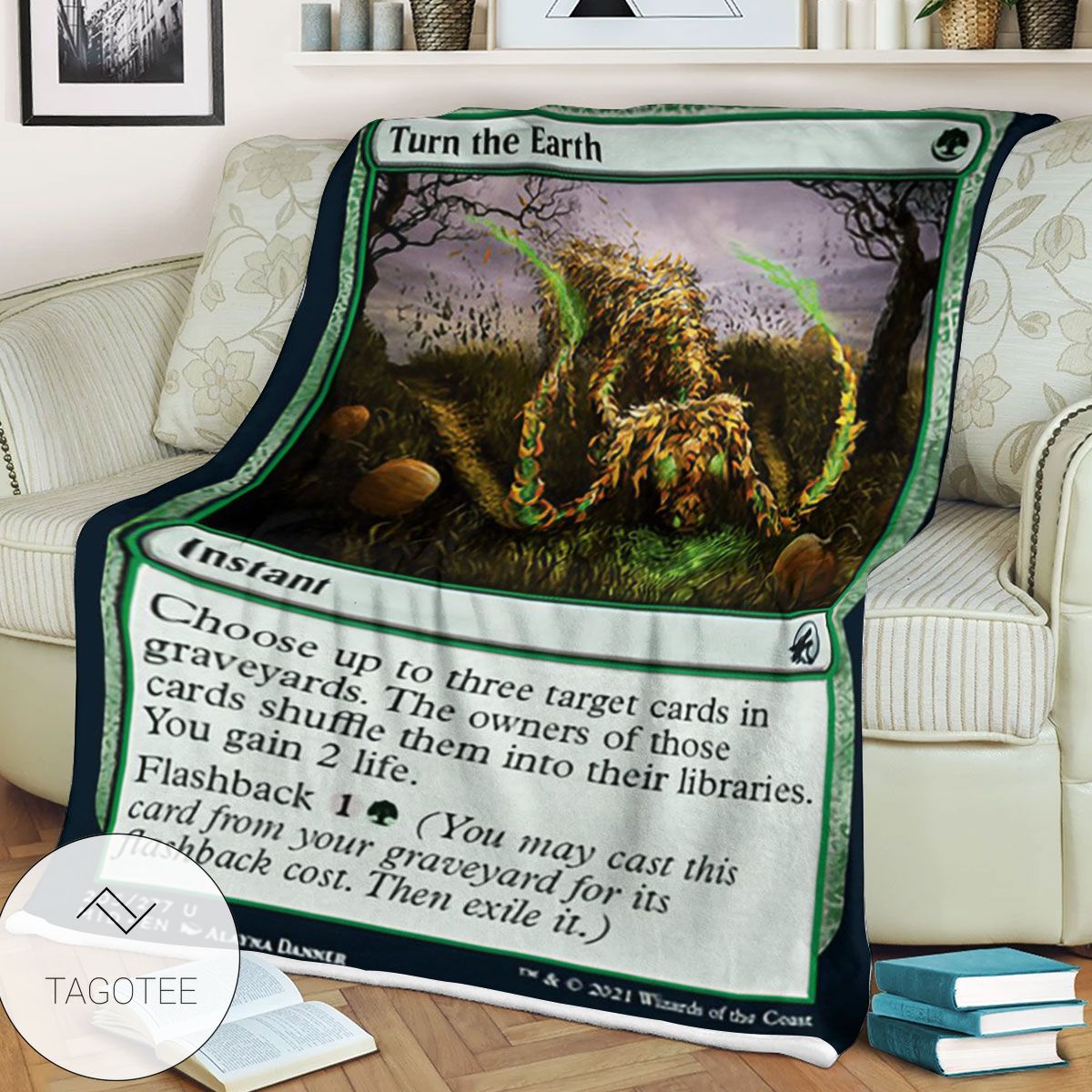 Mid 205 Turn The Earth Mtg Game Magic The Gathering Blanket Mid 205 Turn The Earth Mtg Game Magic The Gathering Blanket