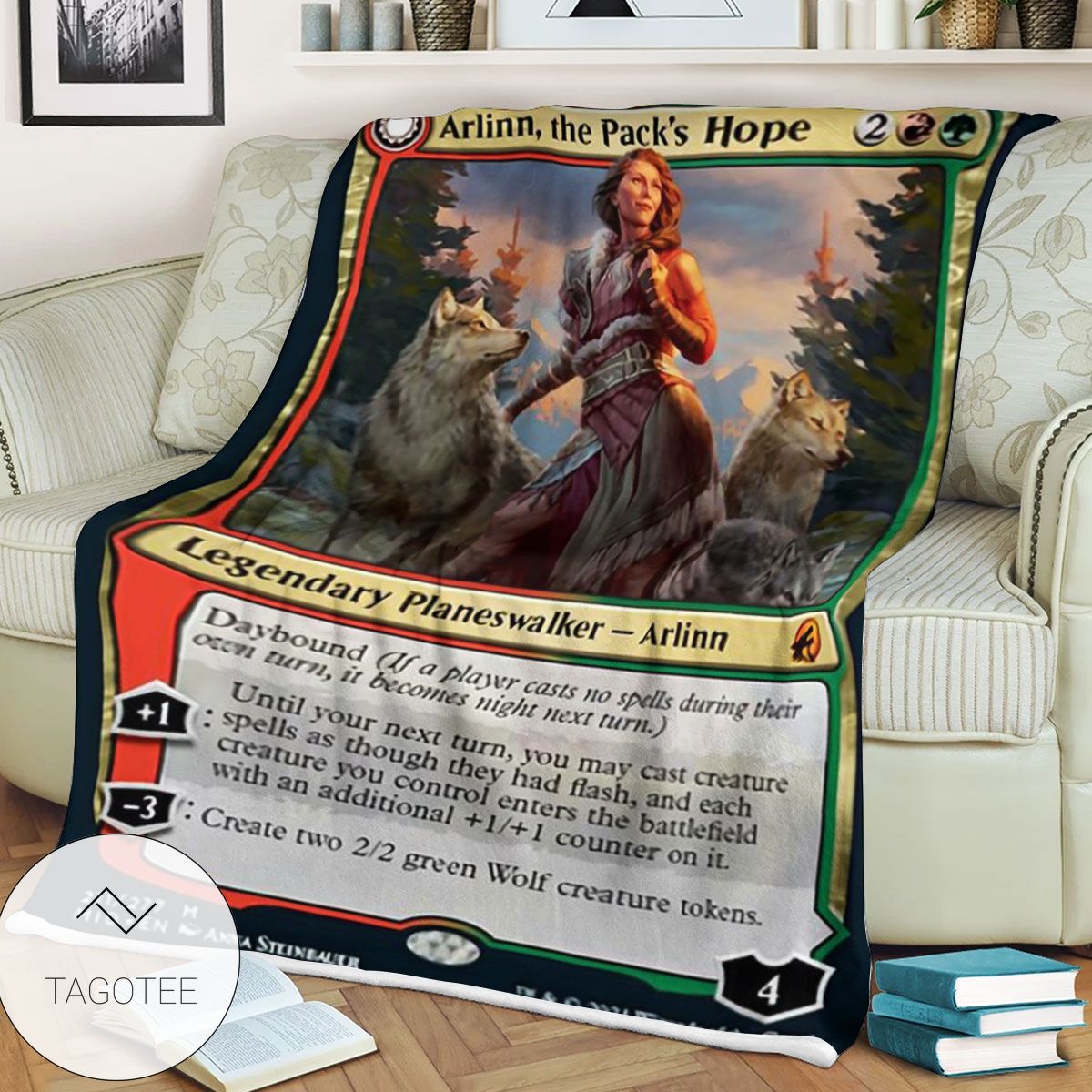 Mid 211 Arlinn The Pack S Hope Mtg Game Magic The Gathering Blanket Mid 211 Arlinn The Pack S Hope Mtg Game Magic The Gathering Blanket