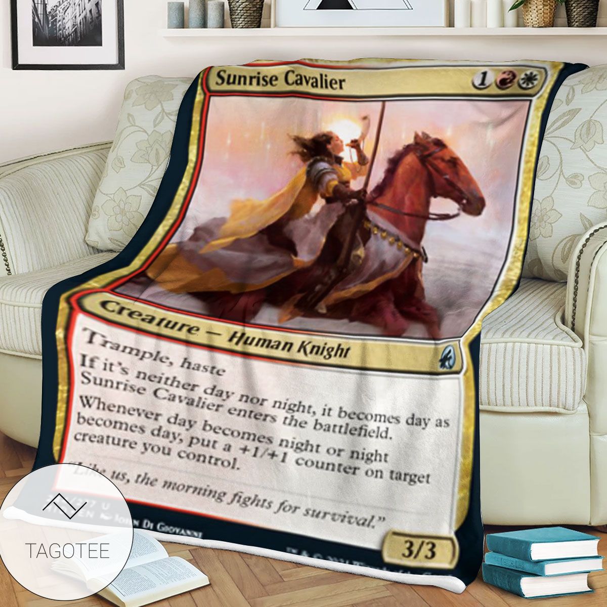 Mid 244 Sunrise Cavalier Mtg Game Magic The Gathering Blanket Mid 244 Sunrise Cavalier Mtg Game Magic The Gathering Blanket
